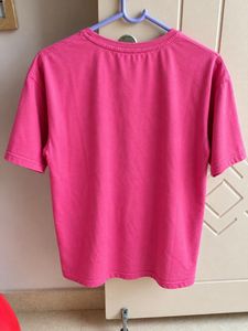 Pink Mickey Mouse Graphic T-Shirt
