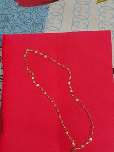 Delicate Gold Heart Chain Necklace
