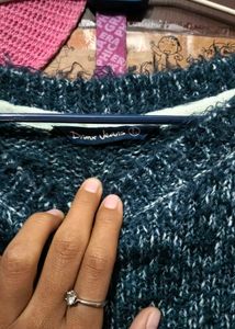 fleece furry oversized sweater