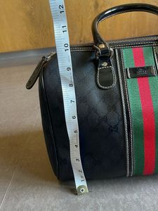 Gucci Black Monogram Handbag