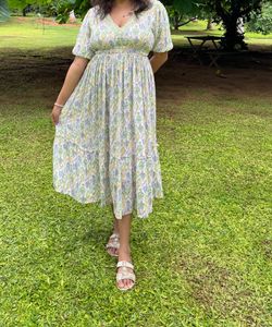 Floral Print Midi Dress
