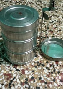 Vintage Stainless Steel Tiffin Carrier