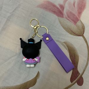 Kuromi Sanrio Characters Keychain⭐️