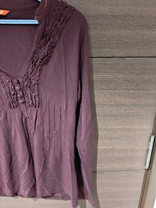 Elegant Long Sleeve Tunic Top