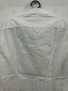 Men's Classic White Button-Down Shirt