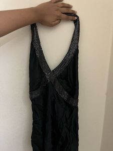 y2k baddie sequin halter neck top
