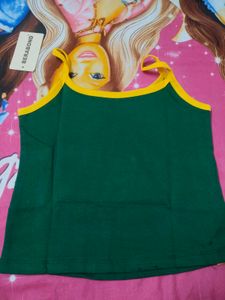 Brazil Themed Green Tank Top