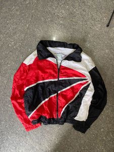 Vintage 80s Color Block Windbreaker Jacket