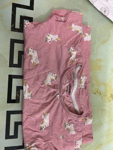 Cute Unicorn Print T-Shirt