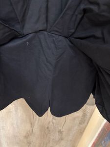 Sleeveless Black Pleated Mini Dress