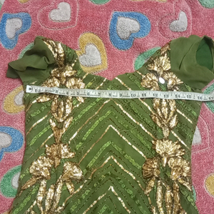 mehendi green suit
