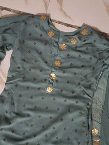 Women's Green Palazzo Pants