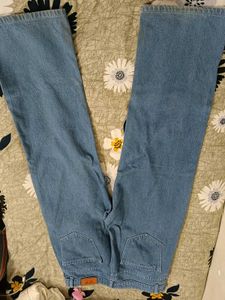 Light Wash Wide Leg Jeans