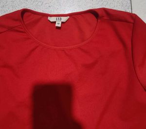 Chic Red Midi Dress