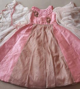 Elegant Pink party wear frock