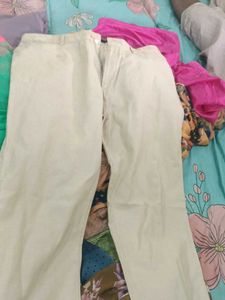 Men's Beige Casual Pants