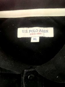 US Polo black tshirt