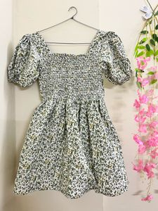 Floral Print Peplum Top