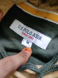 U.S. Polo Assn. Green Hoodie