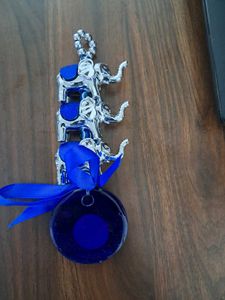 Evil Eye Elephant Charm