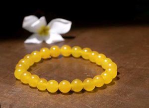 Yellow agate  Beaded Bracelet