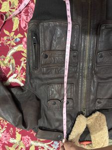Superdry leather jacket
