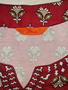 Maroon Printed Kurta Set