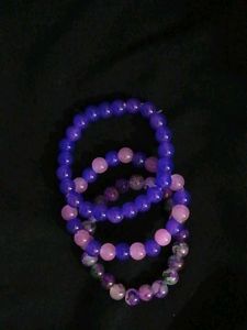 Set of 3 Beaded Bracelets