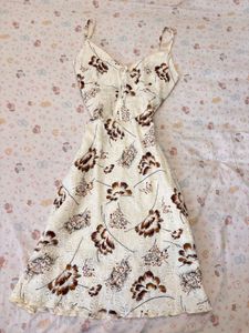 Vintage Floral Lace Camisole dress