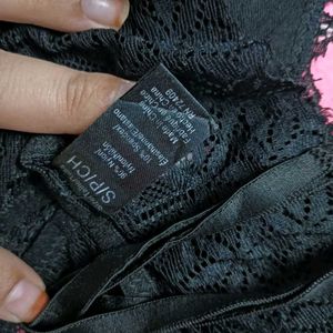 Lace Bralette -🤎 Black