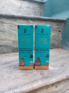 Pilgrim Volcanic Lava Ash Face Wash With Yugdugu & White Lotus** Pack Of 2**