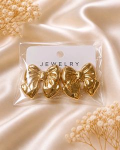 Gold Layered Square Earrings
