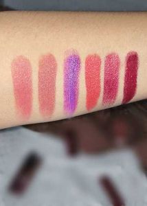 Matte Lipsticks Pack Of 6