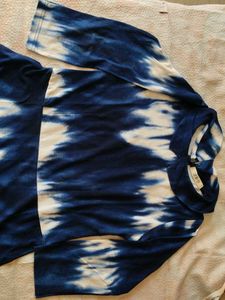Tie-Dye Print Midi Dress