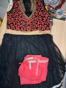 New 40 Sz Anarkali With Dupatta