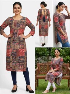 Boho Patchwork Print Kurta