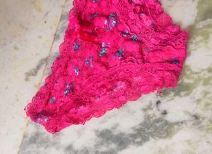 Pink Lace Floral Panty