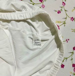 White Tennis Skirt With Shorts