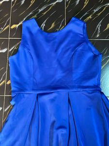 Formal Blue Flare Dress