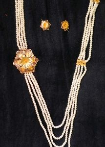 Pearl Necklace Set