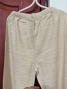 Soft &amp; Comfortable Beige Palazzo Pants