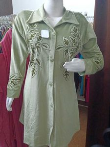 Party Wear Embroidered Green Kurta Set