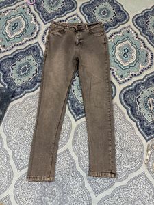 Stylish Grey Denim Jeans