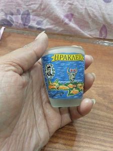 vintage greece shot glass