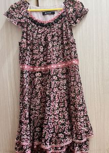 Floral Ruffle Tiered Dress