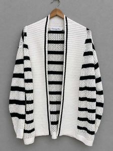 Christian Dior Striped Knit Cardigan