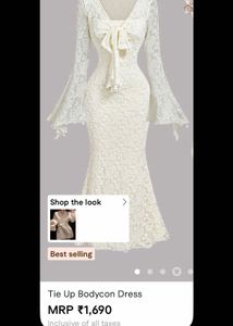 Elegant White Lace Bodycon Dress