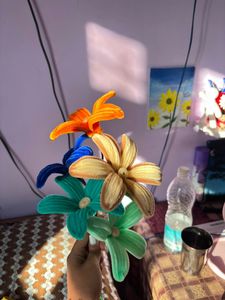 Vibrant Faux Flower Bouquet
