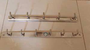 Unused Pack Of Two Steel Wall Hook Racks