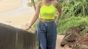 Vibrant Neon Yellow Crop Tank Top